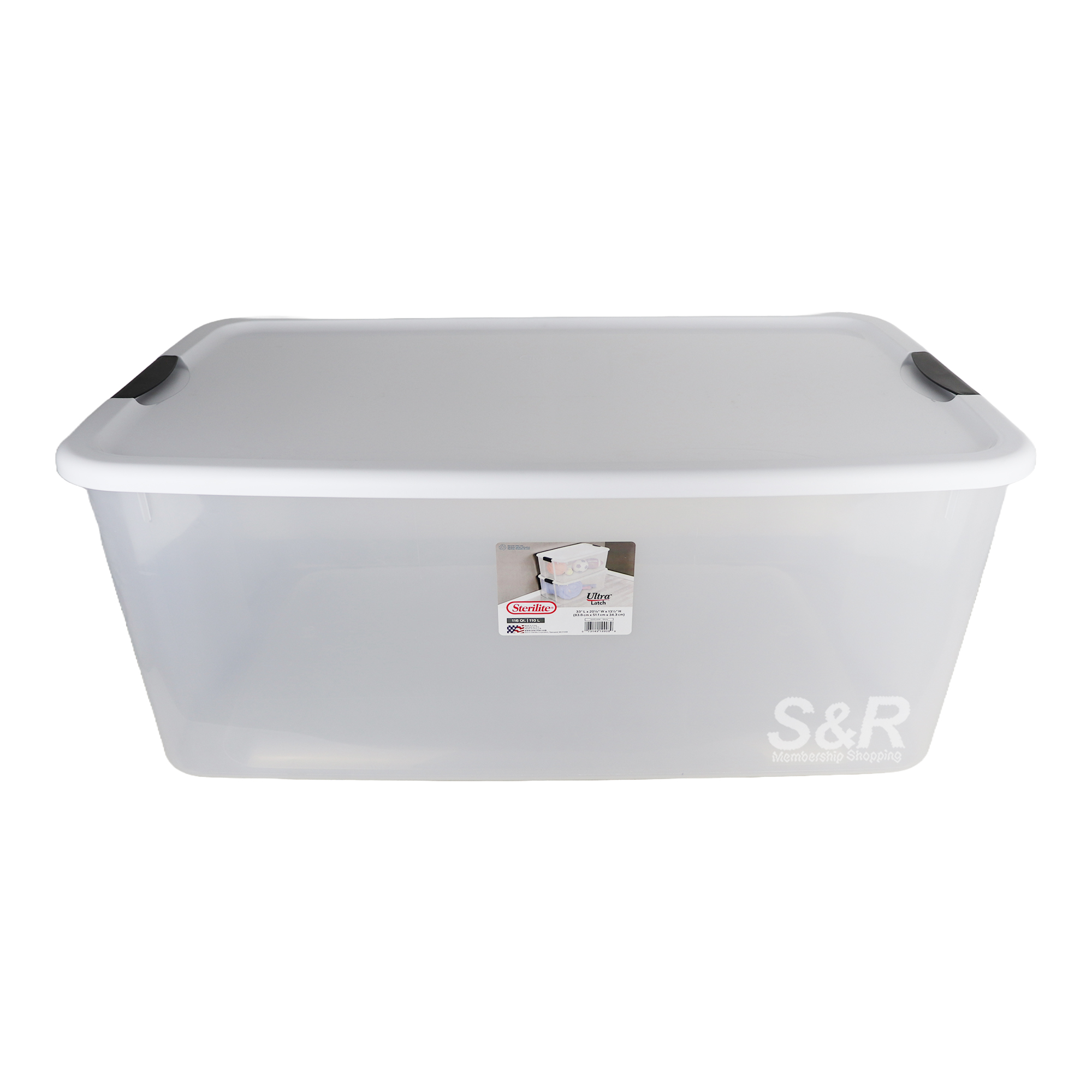 Sterilite Ultra Latch Storage Box 110L